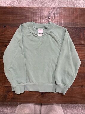 Hanna Andersson Sage Green Crewneck Sweater